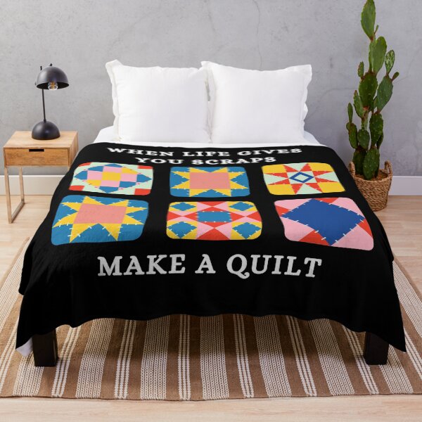 Item preview, When Life Gives You Scraps, Make a Quilt - Funny Quilter designed and sold by Wiss2Arts.