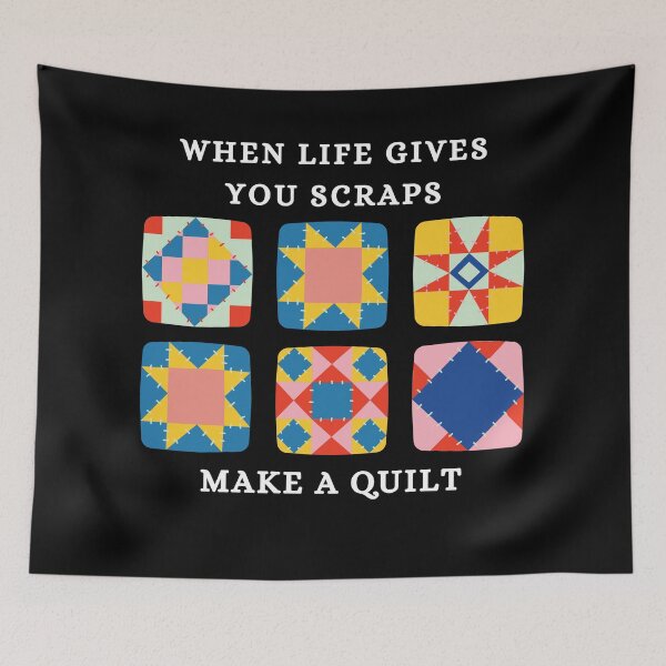 Item preview, When Life Gives You Scraps, Make a Quilt - Funny Quilter designed and sold by Wiss2Arts.