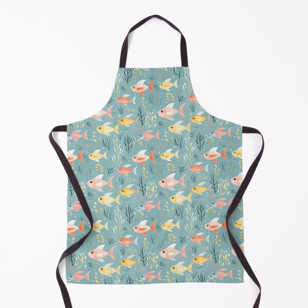 Item preview, Pastel fish pattern  designed and sold by FatBirdie.