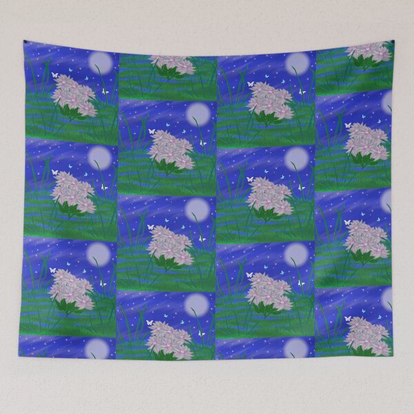 Item preview, midnight moon flower designed and sold by Artisfunforme.