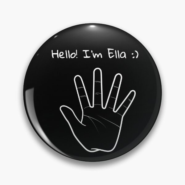 Item preview, Hello I'm Ella my name funny girl cute designed and sold by STRAVOY.