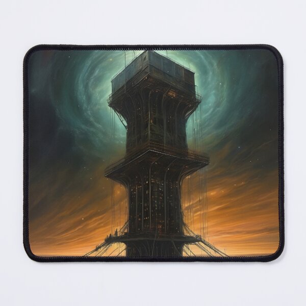 Item preview, Abandoned Oceanic Metal Tower Artwork designed and sold by RevGens.
