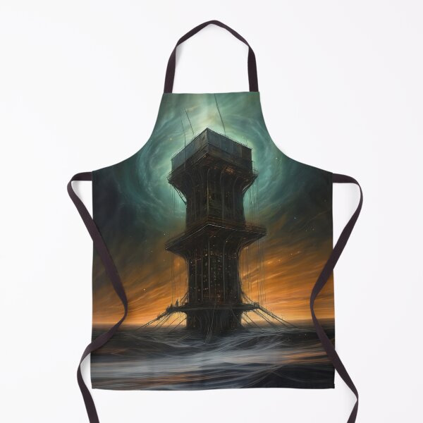 Item preview, Abandoned Oceanic Metal Tower Artwork designed and sold by RevGens.