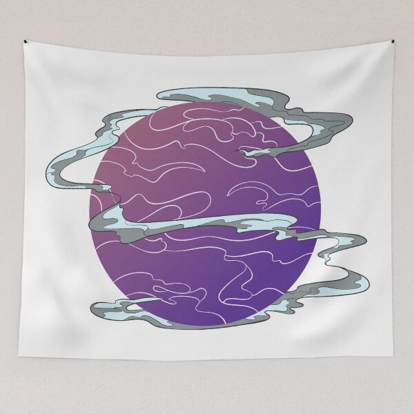 Item preview, The great Japanese moon 2 - Vector illustration  designed and sold by Yahia-arts.