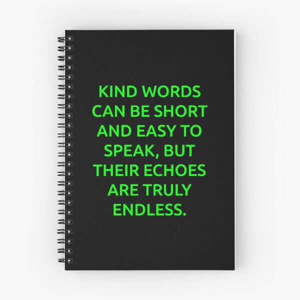 Item preview, Kind words can be short and easy to speak, but their echoes are truly endless. designed and sold by IMCDT.