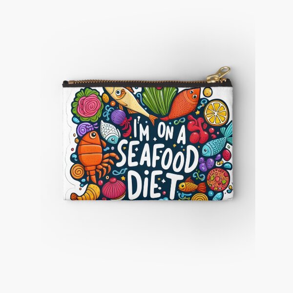 Item preview, Seafood Diet Delight: I See Food, I Eat It Humor designed and sold by hamza243.