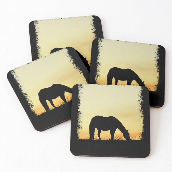 Item preview, Horse silhouette sunset designed and sold by BlackoutPhotos.