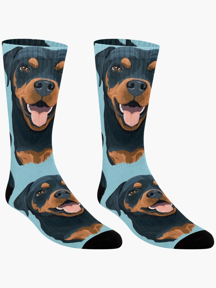 Thumbnail 3 of 5, Socks, Dogs 2 Rottweiler 26 designed and sold by DigitalPatternx.