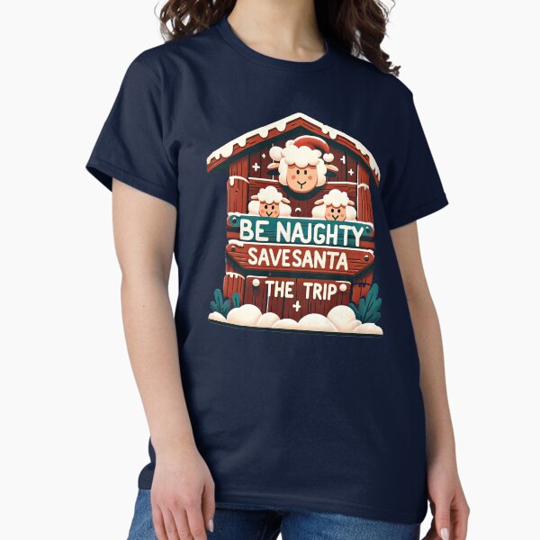 Vista previa del artículo con la obra «Cartel descarado de vacaciones en una granja: el atajo de Papá Noel», diseñado y vendido por MAPDDesigns.