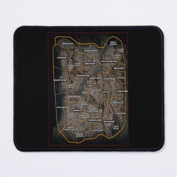 Item preview, Urzikstan Map, Gamer Gift designed and sold by jaggyboy.