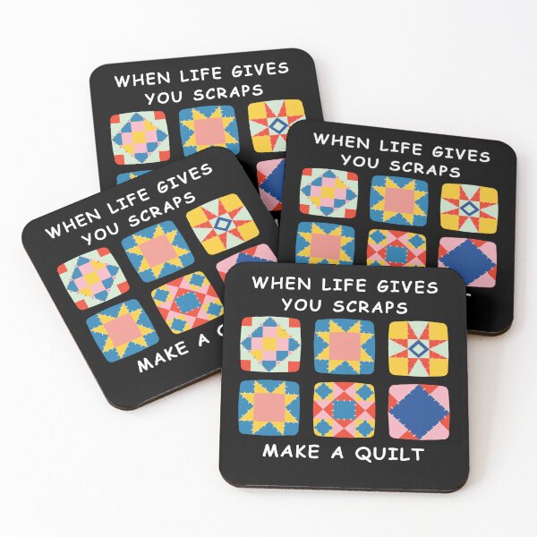 Item preview, When Life Gives You Scraps, Make a Quilt - Funny Quilter designed and sold by Wiss2Arts.