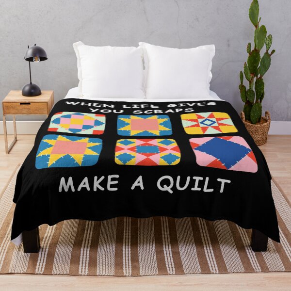 Item preview, When Life Gives You Scraps, Make a Quilt - Funny Quilter designed and sold by Wiss2Arts.