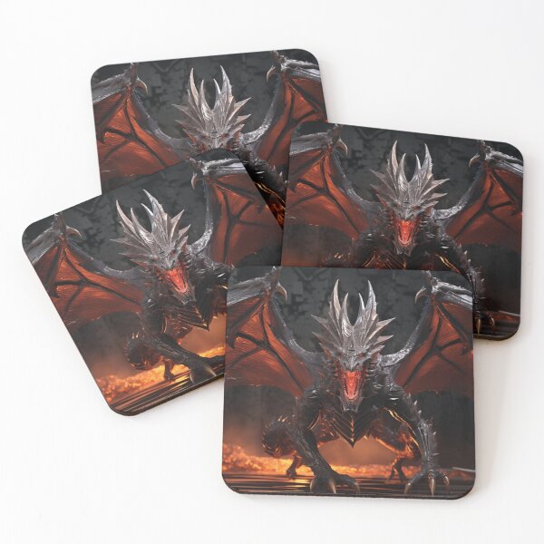 Item preview, Impressive black dragon designed and sold by Fantasyplus.