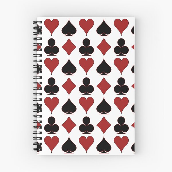Item preview, Card Suits - Red and Black on White designed and sold by Tree45.
