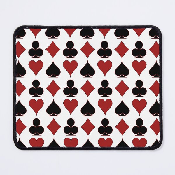 Item preview, Card Suits - Red and Black on White designed and sold by Tree45.