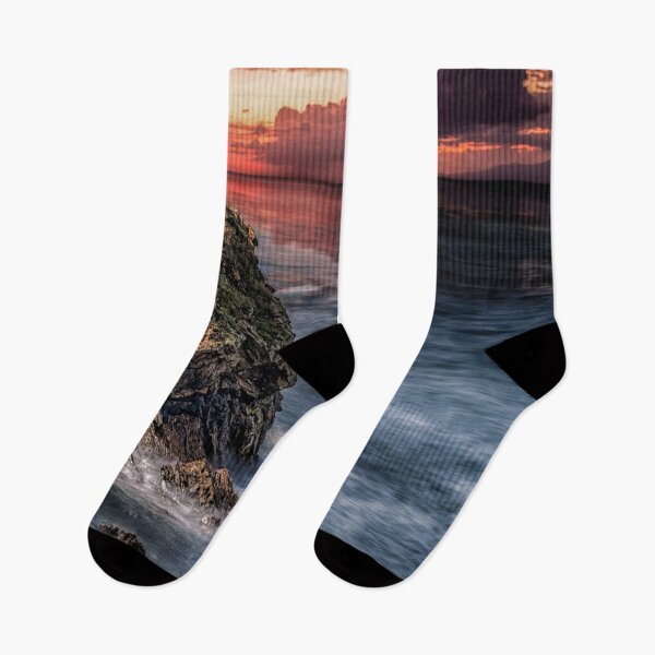 Item preview, Gwenfaens Pillar Rhoscolyn Anglesey Sunset designed and sold by AJEvans.