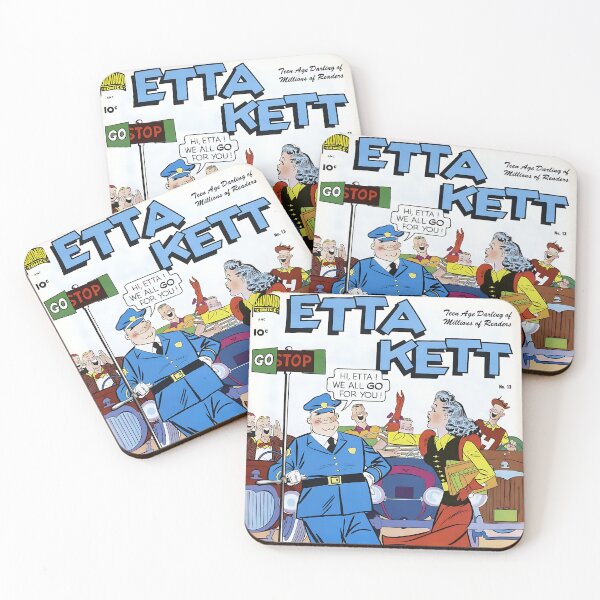 Artikelvorschau, Etta Kett #13 Juni 1949 Retro Comic Book Cover Art entworfen und verkauft von ArchimedesPrime.