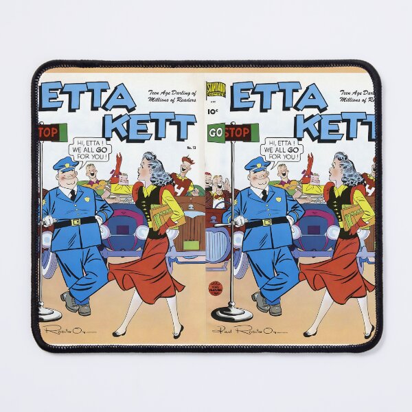 Artikelvorschau, Etta Kett #13 Juni 1949 Retro Comic Book Cover Art entworfen und verkauft von ArchimedesPrime.