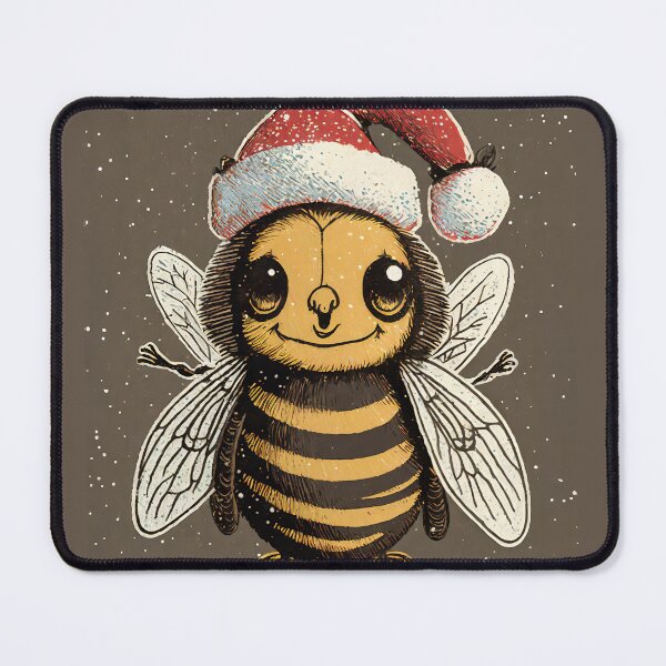 Item preview, Cute Christmas Bumble Bee designed and sold by GooGooPop.