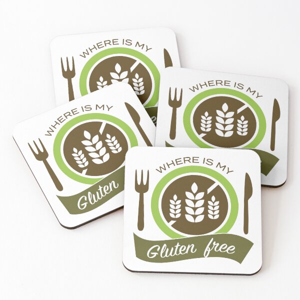 Aperçu de l'œuvre Où est mon t-shirt "Sans gluten" créée et vendue par MyGluteesFree77.