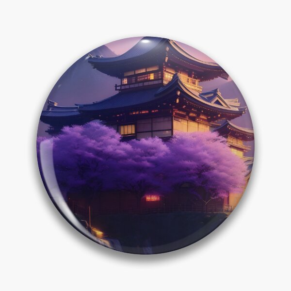 Item preview, Fantasy Japanese Village Illustration designed and sold by WODEXZ.