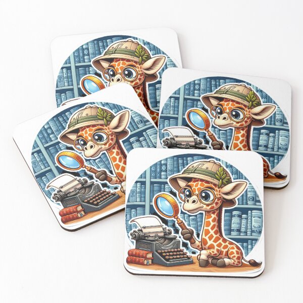 Item preview, AnthroGiraffe Explorer: The Typewriter Discovery designed and sold by bandjdesigns.
