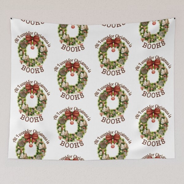Item preview, Todo lo que quiero para Navidad son libros. designed and sold by InkDrinker23.