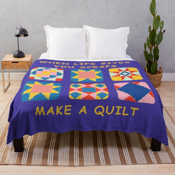 Item preview, When Life Gives You Scraps, Make a Quilt - Funny Quilter designed and sold by Wiss2Arts.