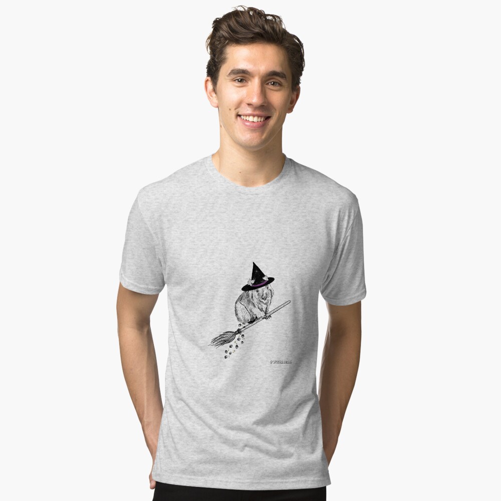 Vista previa del artículo con la obra «Camiseta de tejido mixto», diseñado y vendido por SpoogleDoodle.