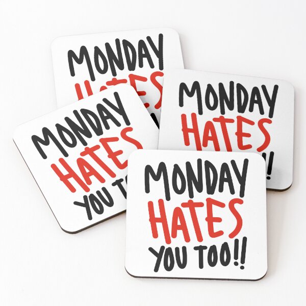 Item preview, Monday hates you designed and sold by elfizayudha.