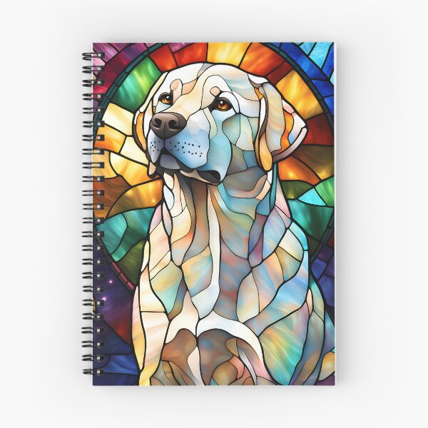 Aperçu de l'œuvre Labrador Retriever Vitrail Art Coloré Chien Labrador Retriever Chien Amant Cadeau créée et vendue par MotleyPlay.