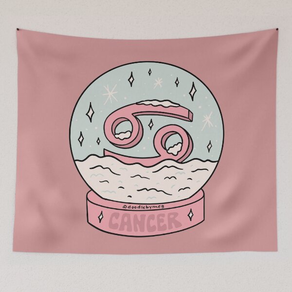 Item preview, Cancer Snow Globe designed and sold by doodlebymeg.