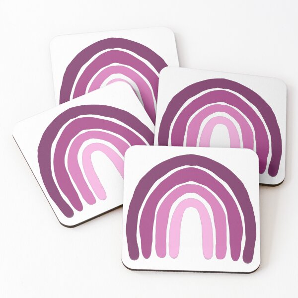 Item preview, Doodle Rainbow Mauve designed and sold by Happy-K.