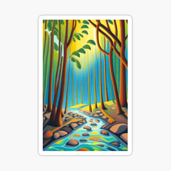 11X17 emily carr paintings Sticker