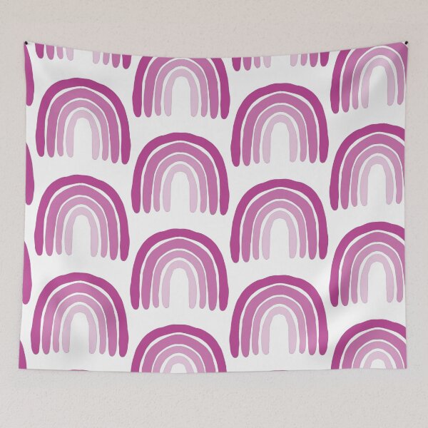 Item preview, Doodle Arcoiris Rosa Suave designed and sold by Happy-K.
