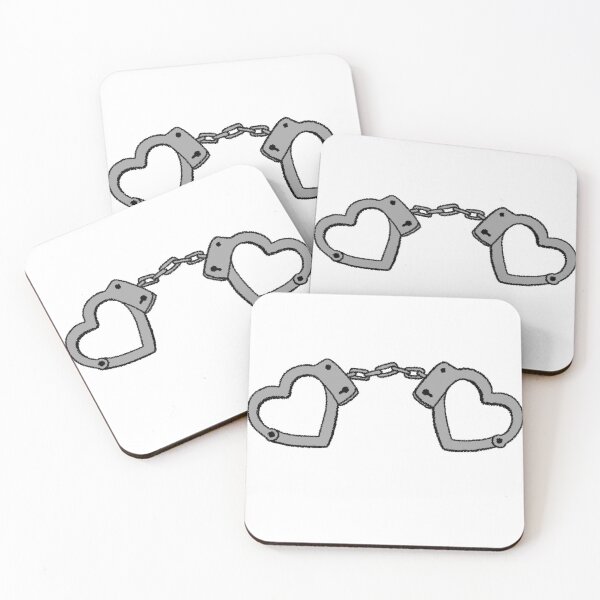 Item preview, Heart Shaped Handcuffs designed and sold by Abby Rose.
