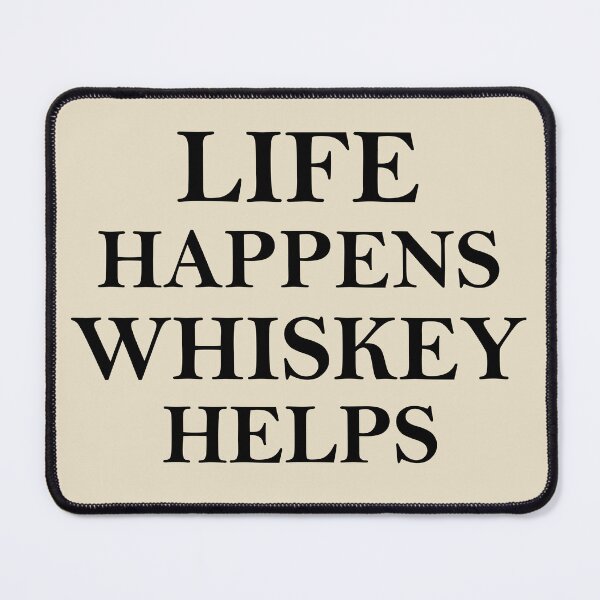 Item preview, Whiskey helps Funny drinking quote lover whisky drinker sayings jokes slogan designed and sold by Alexaltay.