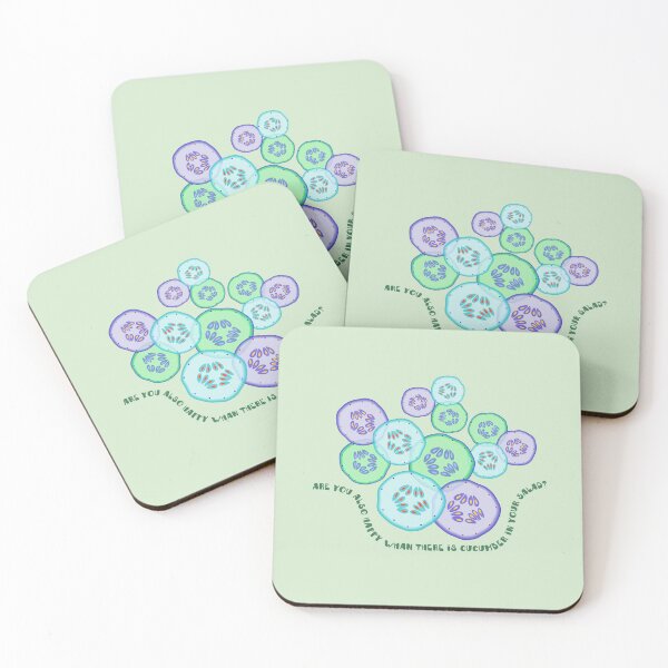 Item preview, Are you also happy when there is cucumber in your salad? designed and sold by InnnaMorata.
