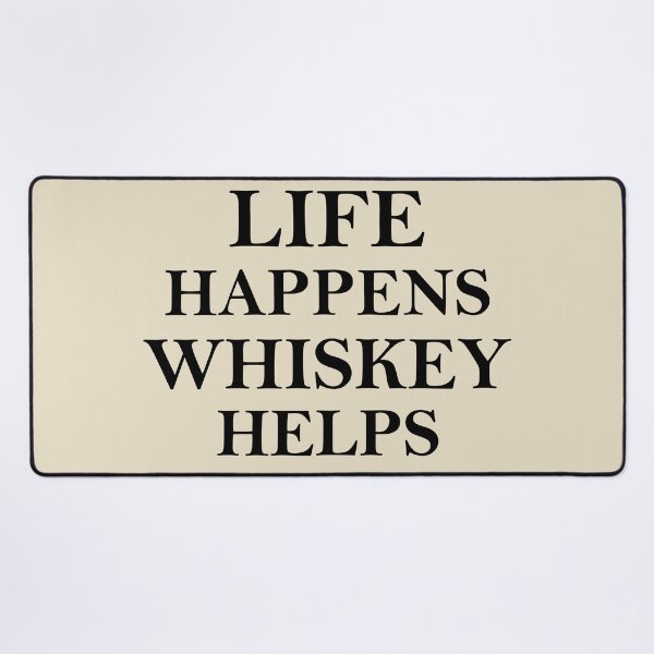 Item preview, Whiskey helps Funny drinking quote lover whisky drinker sayings jokes slogan designed and sold by Alexaltay.