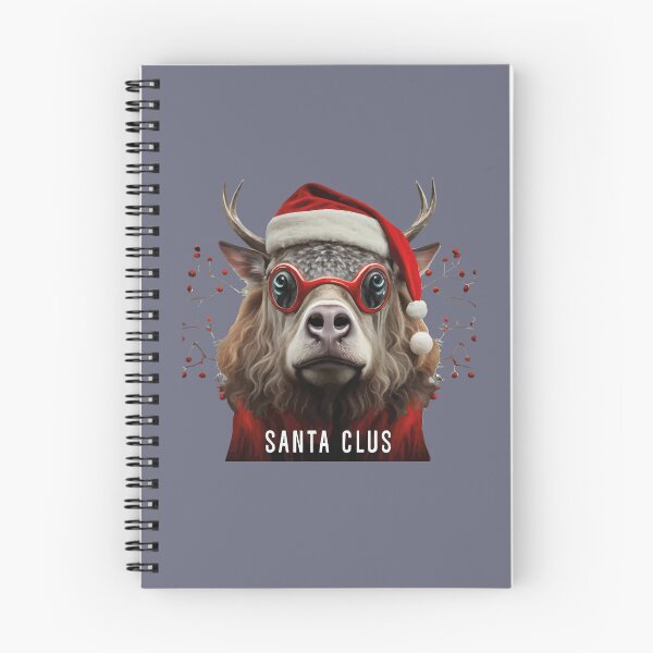 Item preview, Christmas T-shirt with Moose- Santa Clus wearing Santa Hat  designed and sold by Gadget80.