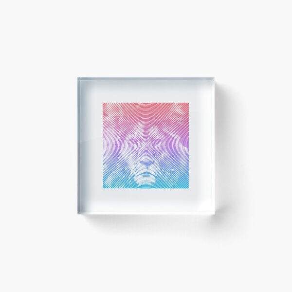 Item preview, The Lion's Majestic Whirl PinkToBlue designed and sold by Bustachille.
