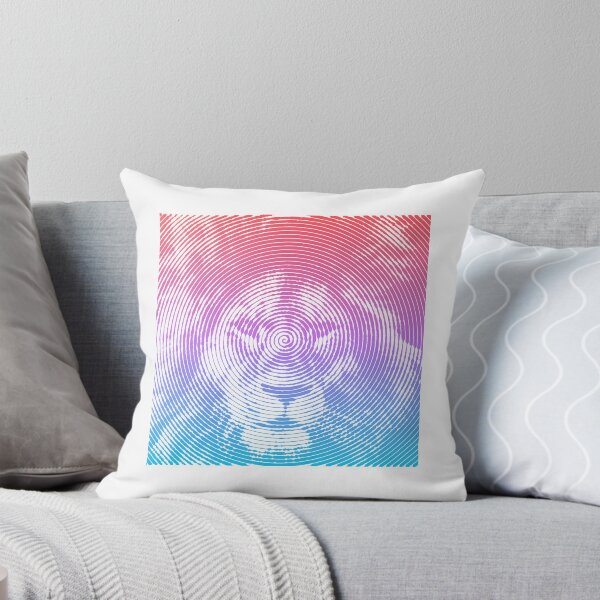 Item preview, The Lion's Majestic Whirl PinkToBlue designed and sold by Bustachille.