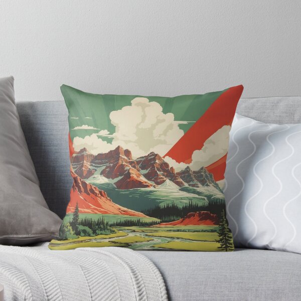 Item preview, Alberta Canada Vintage Poster Tourism designed and sold by TravelersGems.