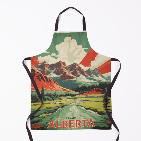 Item preview, Alberta Canada Vintage Poster Tourism designed and sold by TravelersGems.