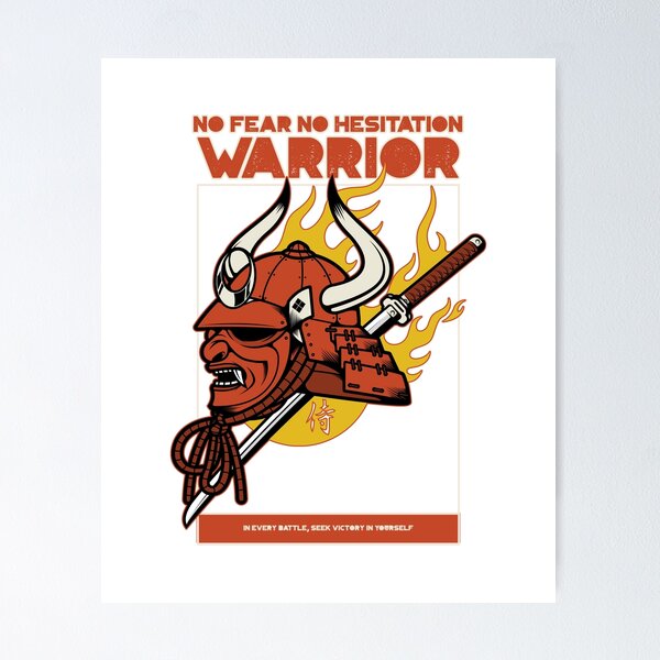 Item preview, the way of the warrior samurai t-shirt designed and sold by Maximilian Trahan.
