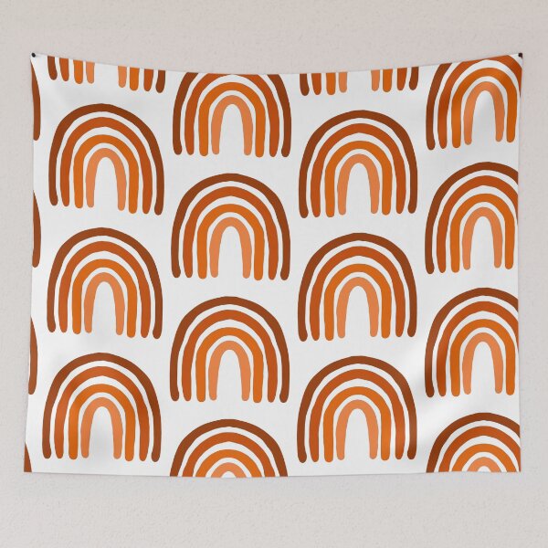 Item preview, Doodle Rainbow Orange designed and sold by Happy-K.