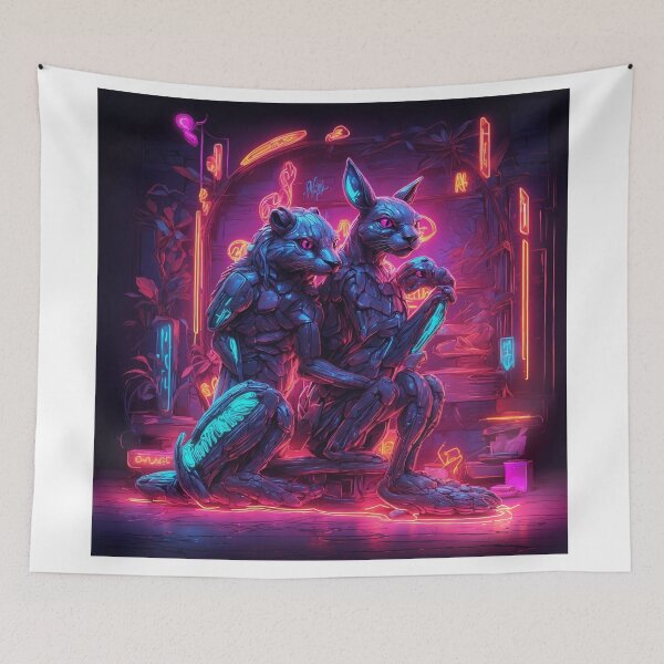 Item preview, Luminous Dreams: Mesmerizing Neon Artwork designed and sold by RedArtG09.