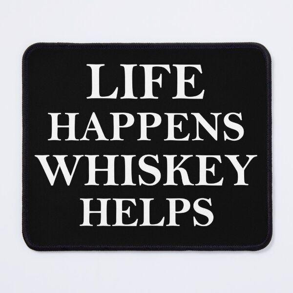 Item preview, Whiskey helps Funny drinking quote lover whisky drinker sayings jokes slogan designed and sold by Alexaltay.