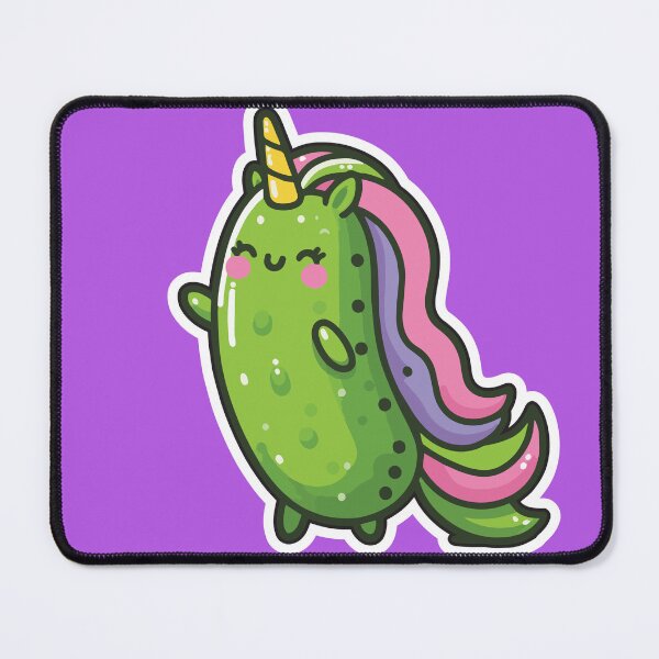 Artikelvorschau, Aufrechtes magisches Pickle-Einhorn mit Mähne entworfen und verkauft von DokiDoki-Design.