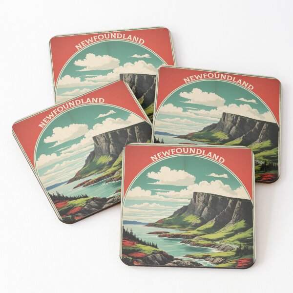 Item preview, Newfoundland Canada Vintage Poster Tourism designed and sold by TravelersGems.